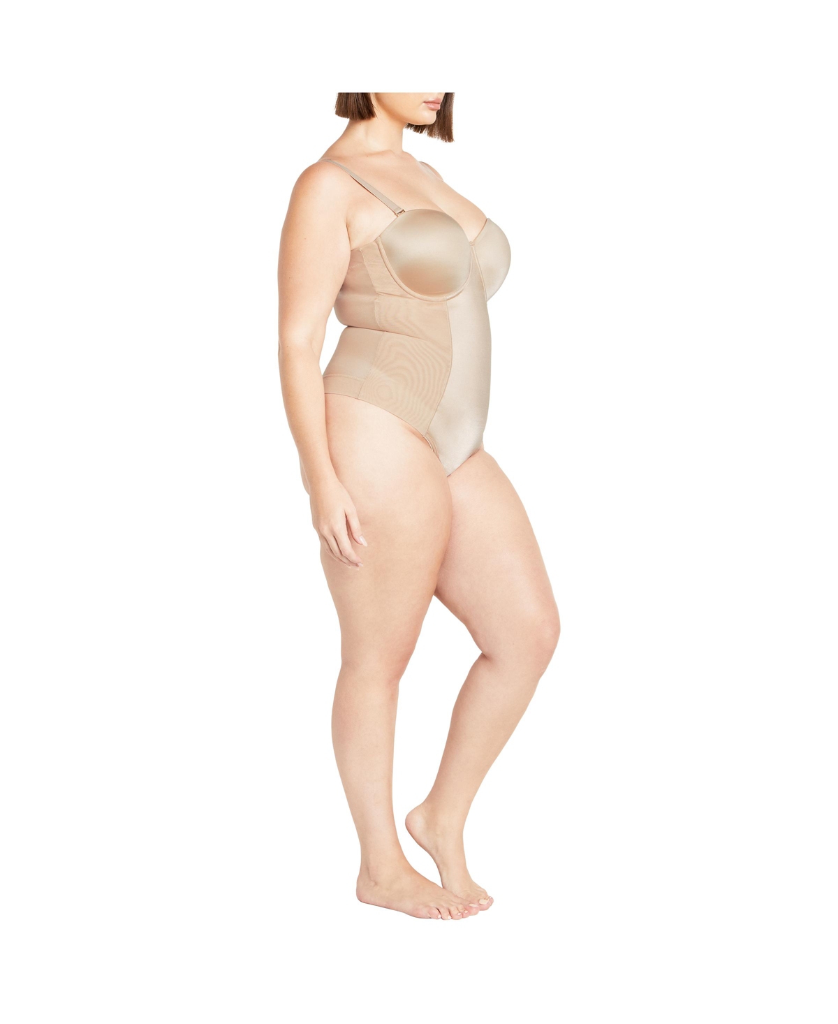 City Chic Women's Smooth & Chic Strapless Bodysuit