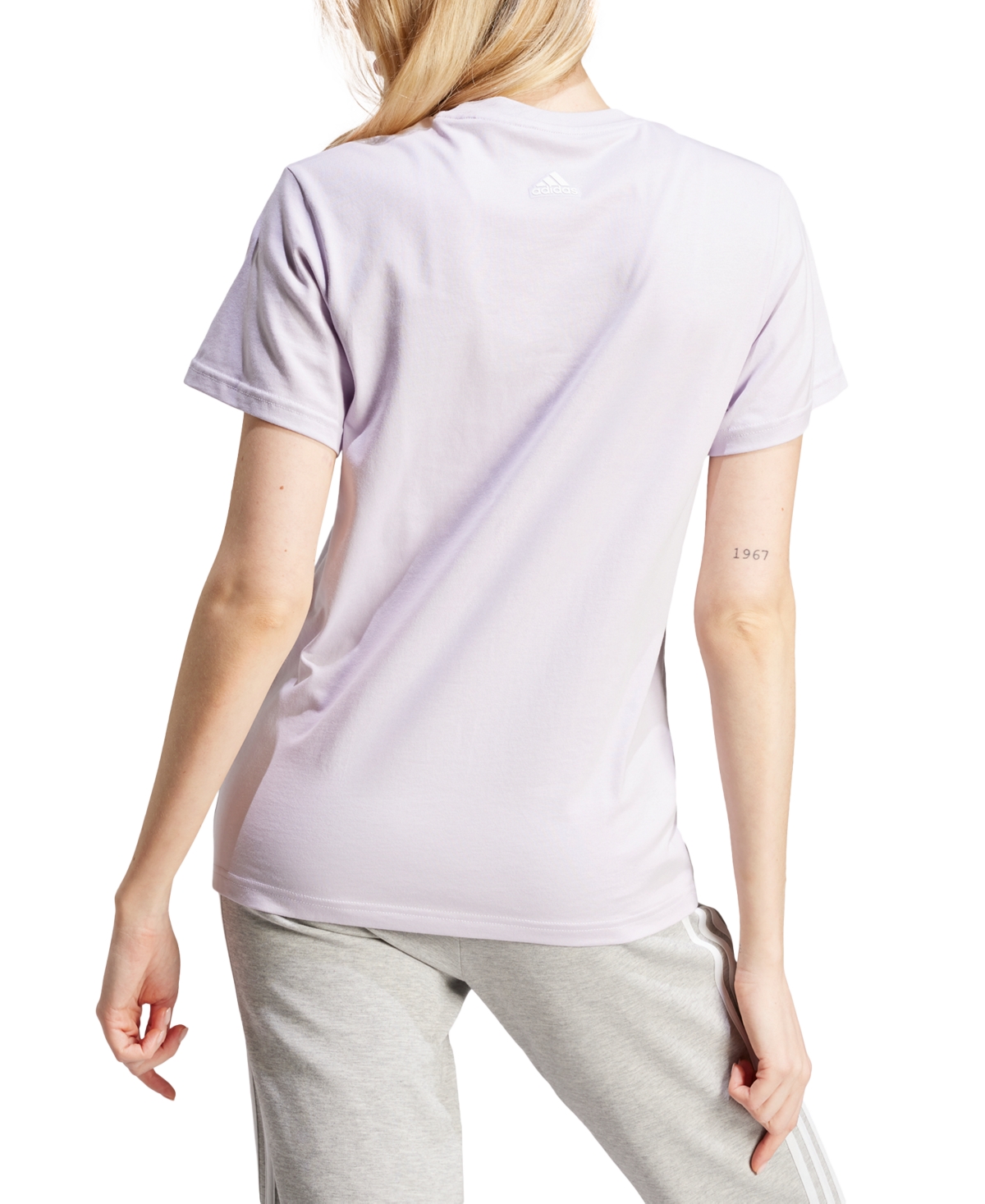 adidas Women's Brand Love Graphic-Print Cotton T-Shirt