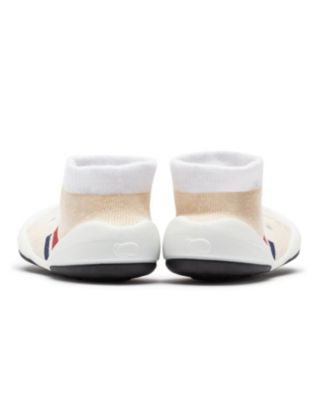 Infant Girl Boy Breathable Washable Non-Slip Sock Shoes Runner - Light Beige