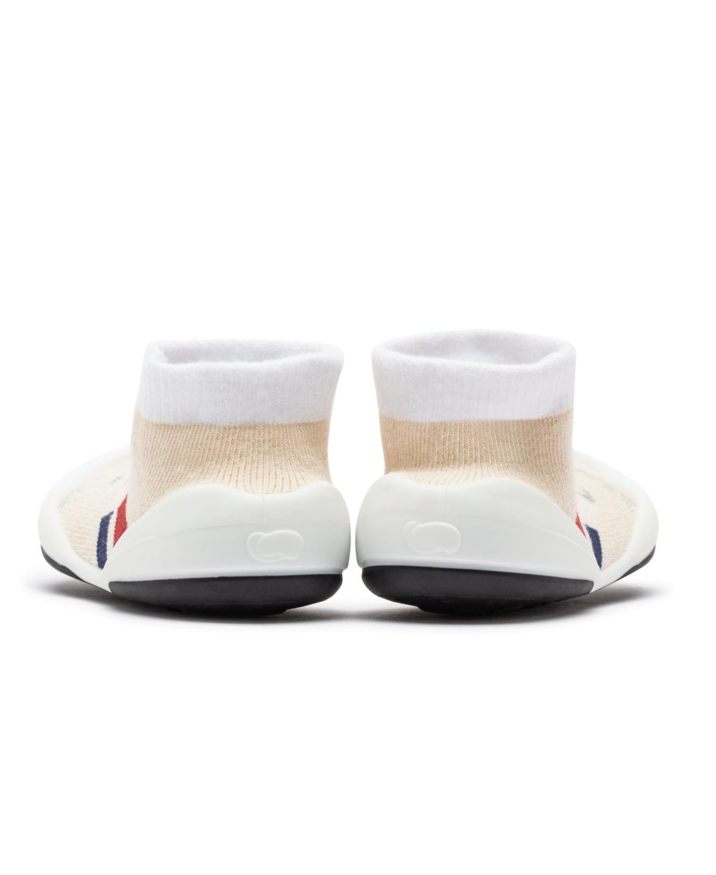 Носки Komuello Infant Girl Boy First Walk Sock Shoes Runner - Light Beige — фото 7