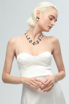 Blue Enamel Butterfly Necklace