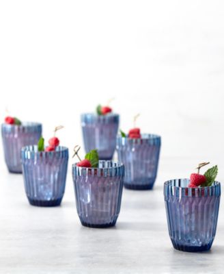 Archie Double Old Fashioned Glasses, Set of 6