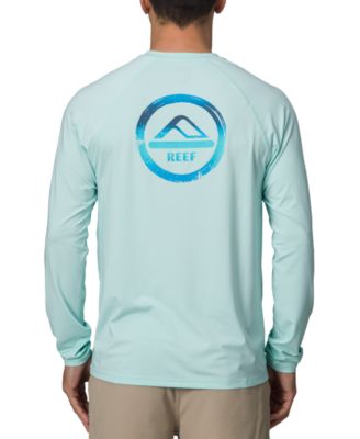 REEF Men's Hanford Long Sleeve Logo Graphic Performance T-Shirt - Macy's