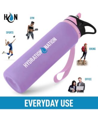 Hydration Nation Water Bottle With Time Marker 32oz