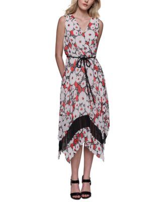 Karl Lagerfeld Paris
 Floral Chiffon Midi Dress