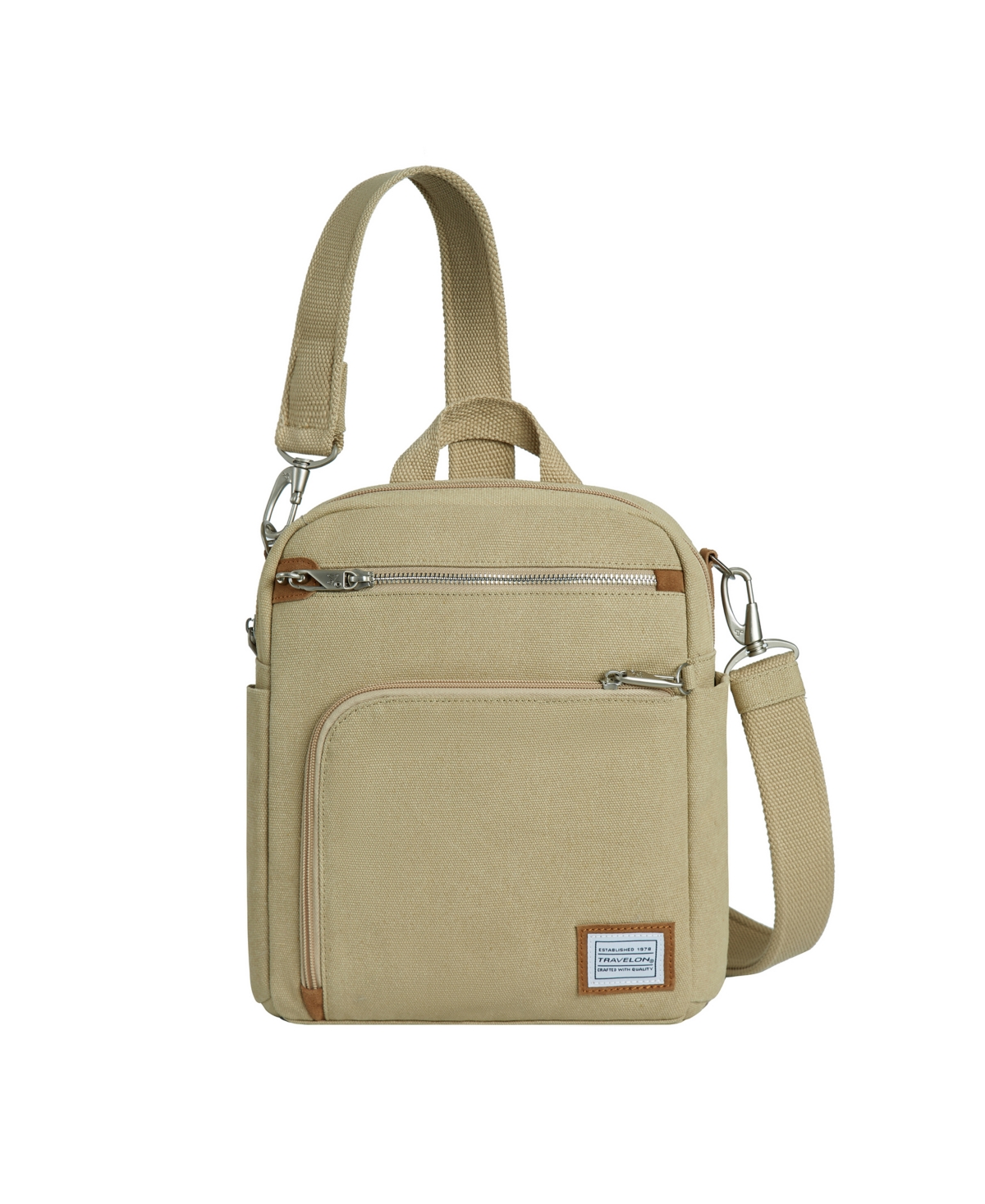 Shop Travelon Anti-theft Heritage Tour Bag In Natural