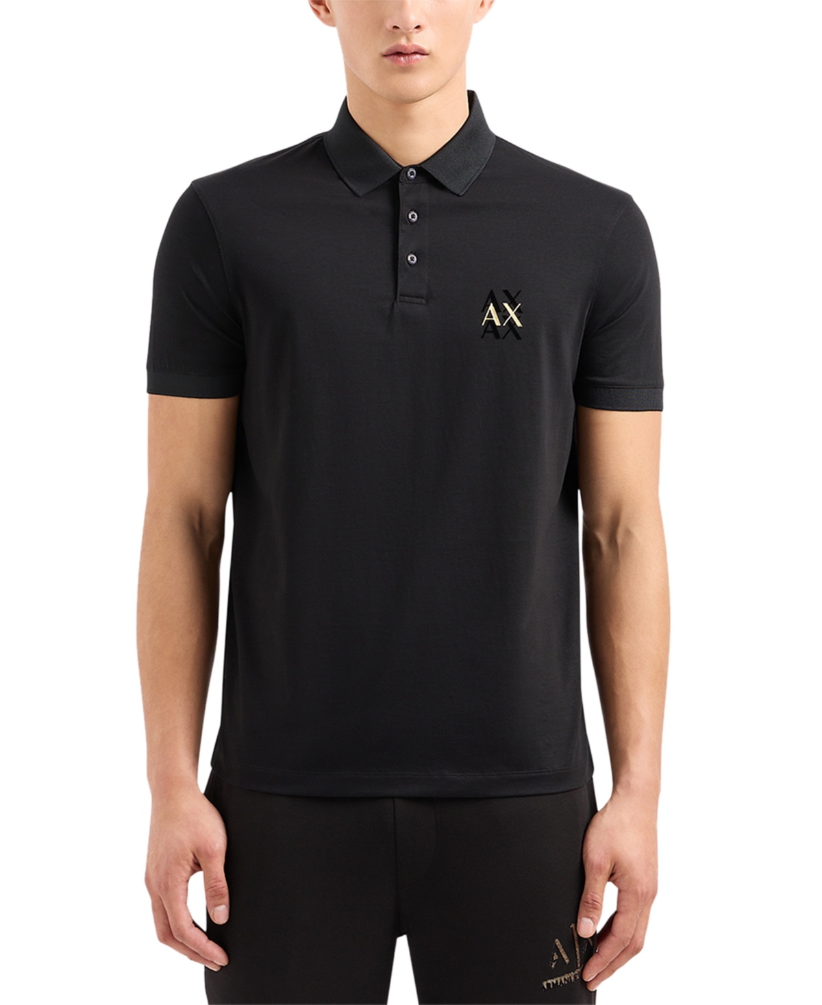 A|X Armani Exchange Men's Logo Polo Shirt