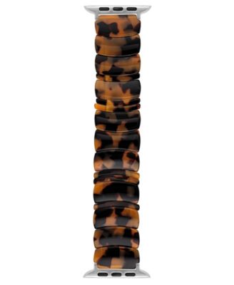Women's Brown Marbled Acetate Expansion Bracelet designed for Apple Watch&reg; 42mm (Series 1-3 only) & 44/45/46/49mm (Ultra & Ultra 2) 