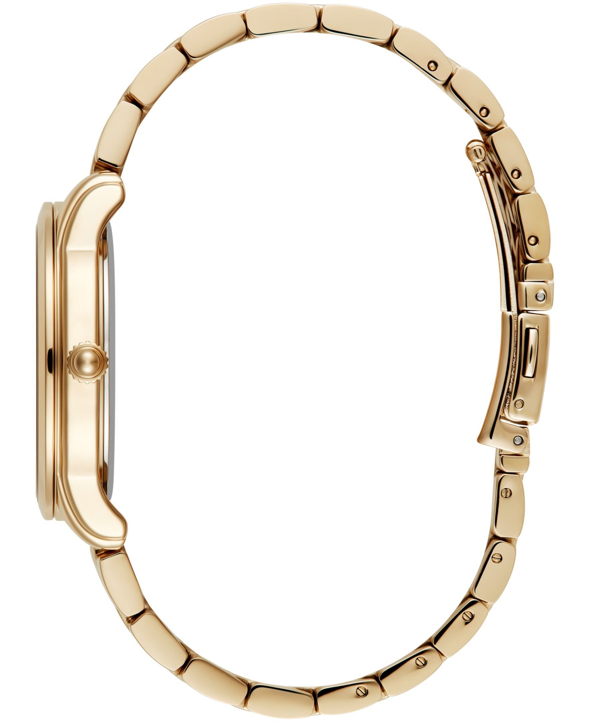 Shop Olivia Burton Women's Starlight Gold-tone Stainless Steel Watch 36mm In Orange