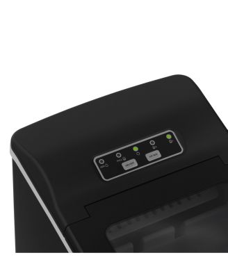 26 lbs. Countertop Bullet Ice Maker in Black