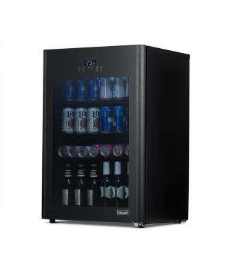 125-Can Freestanding Beverage Cooler Refrigerator with Party & Turbo Mode