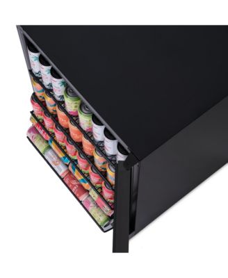 24" Beverage Refrigerator Cooler, 177 Can Black Stainless Steel with Triple-Layer Tempered Glass Door, Built-in Counter or Freestanding Fridge, Compressor Cooling, with Precision Digital Temperature Control