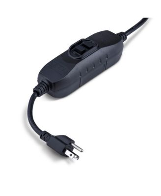 Outdoor Misting Fan and Pedestal Fan in Black, Cools 500 sq. ft. with 3 Fan Speeds and Wide-Angle Oscillation