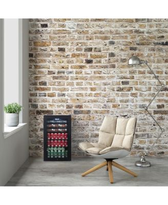 126 Can Freestanding Beverage Fridge  with Adjustable Shelves