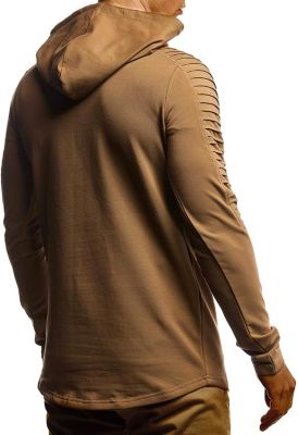 Men's LN6369 Light Hooded Sweatshirt Size XL, Grey