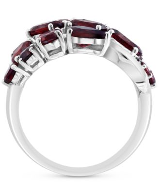 EFFY&reg; Garnet Mixed Cut Cluster Ring (5-1/2 ct. t.w.) in Sterling Silver (Also in Amethyst)
