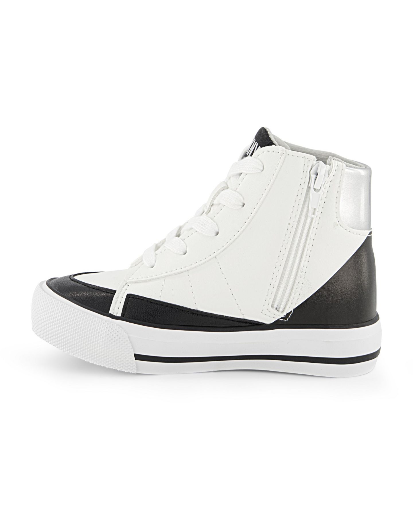 Кроссовки DKNY Hannah Leena High Top Sneaker для девочек, цвет: Чёрный / Белый — фото 2