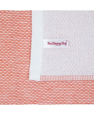 Premium Weave Yarn Dyed Kitchen Towels (Pack of 6), 100% Cotton, 16 x 26 in