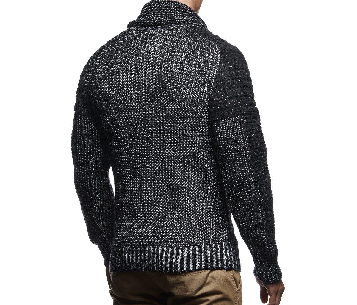Leif Nelson Men's Knitted Pullover -beige