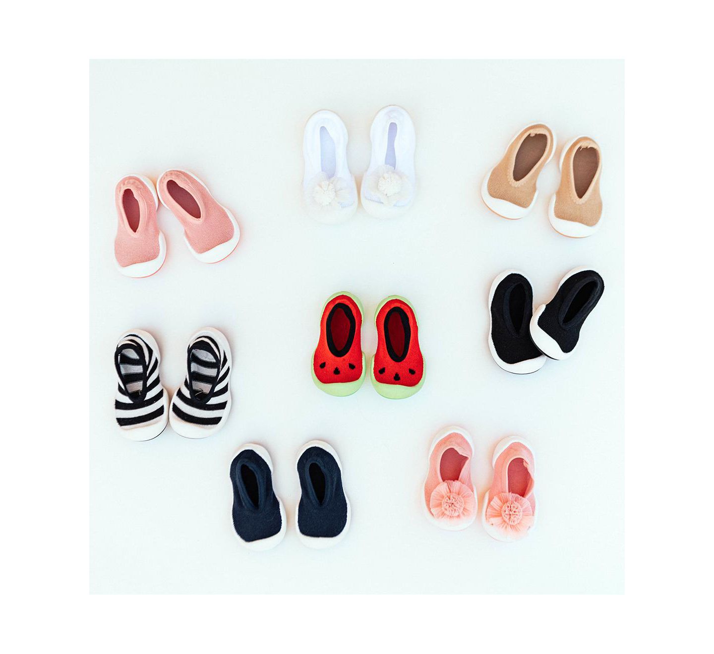 Обувь Komuello Girl First Walk Sock Shoes Flat Navy для мальчиков-малышей — фото 5