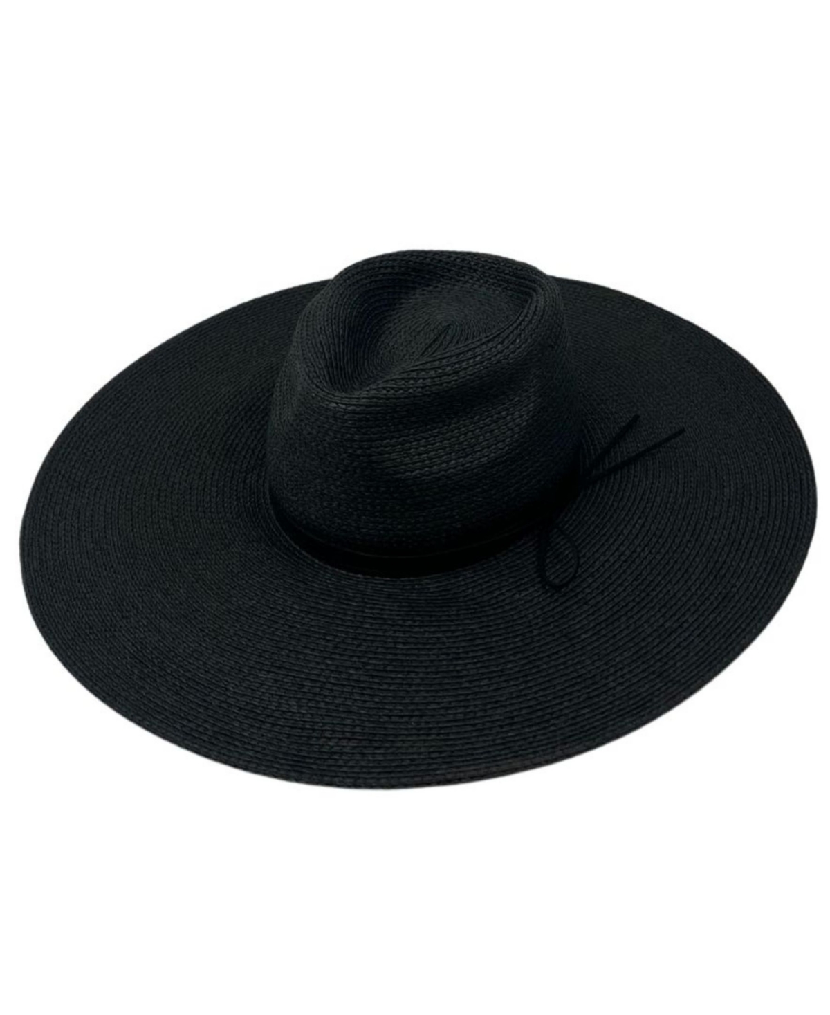 Shop Marcus Adler Women's Straw Floppy Hat In Black