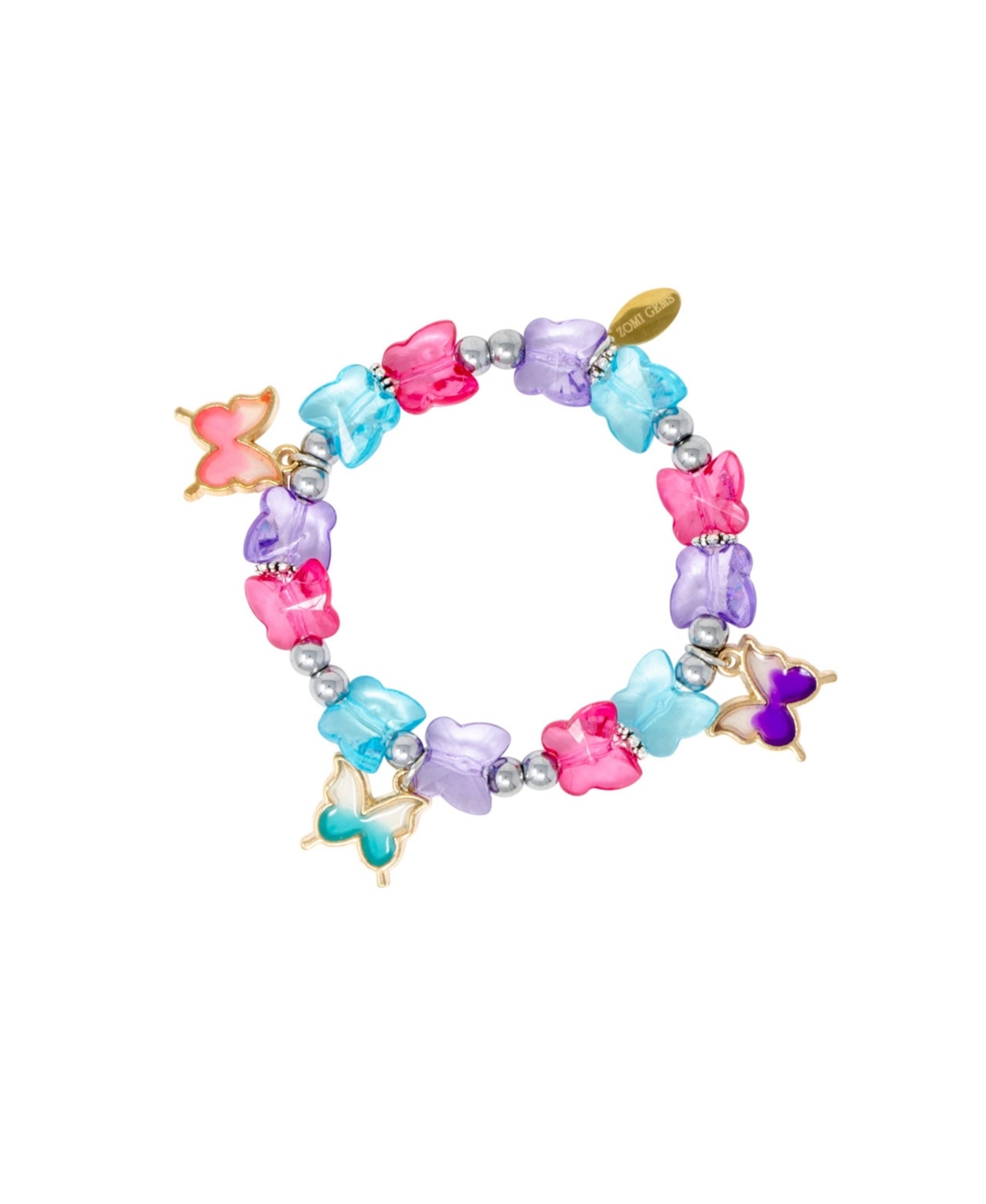 Tiny Treats + Zomi Gems Girls Butterfly Fashion Bracelet Set