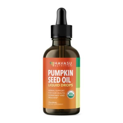 Organic Pumpkin Seed Oil Liquid Drops, Urinary Tract & Prostate Health for Men, Hair Skin & Nails Health, Unflavored, 1 fl oz