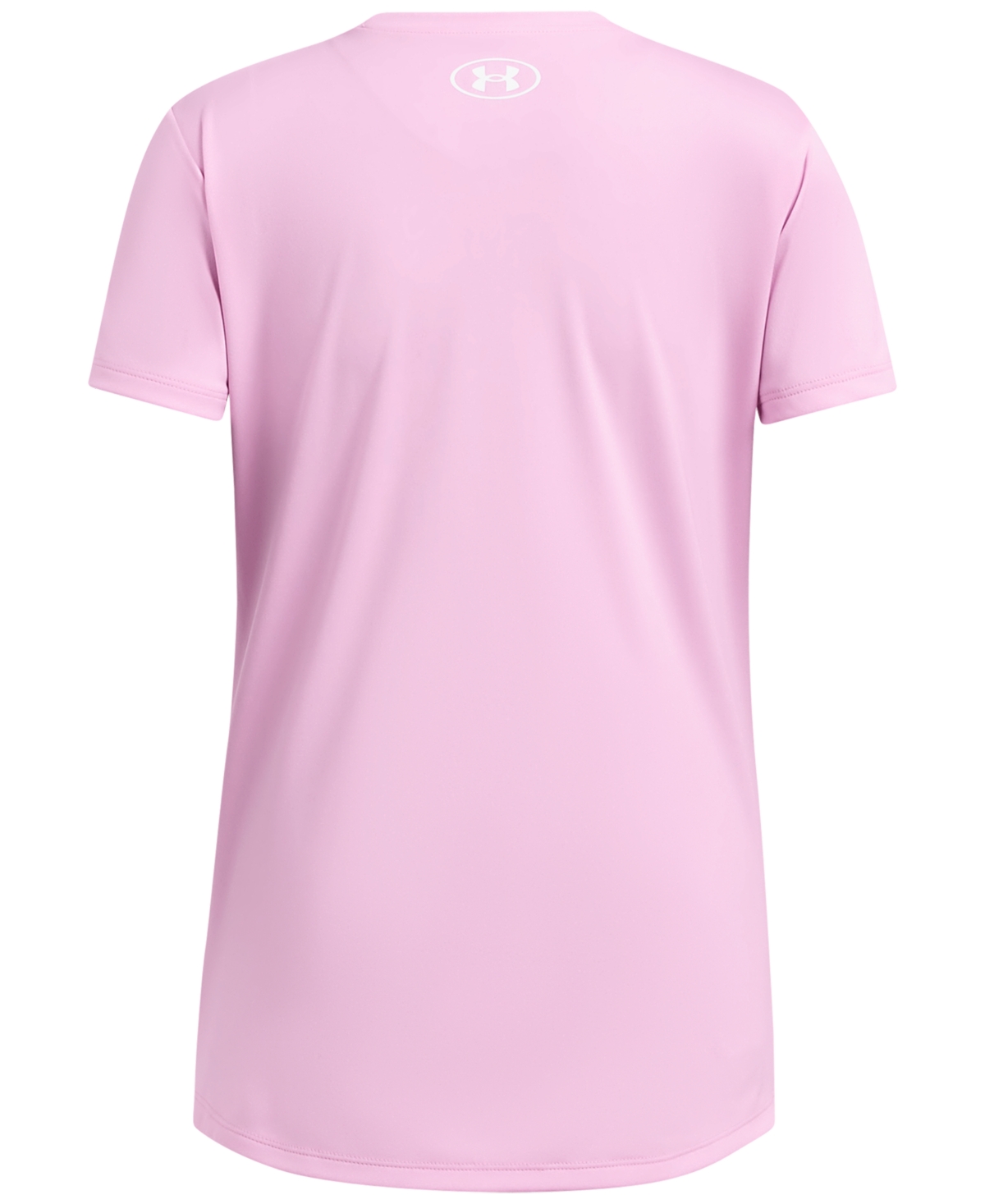 Under Armour Big Girls Tech Block Logo Graphic Short-Sleeve T-Shirt -/ / White