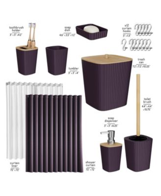 20 Piece Complete Bathroom & Vanity Accessories Set
