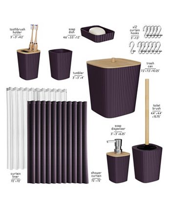 Clara Clark 20 Piece Complete Bathroom & Vanity Accessories Set - Macy's