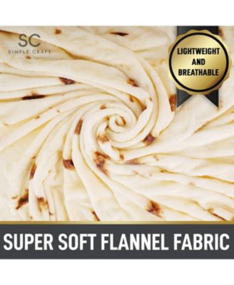 Tortilla Giant Tortilla Throw Blanket for Adults and Kids 60 inch