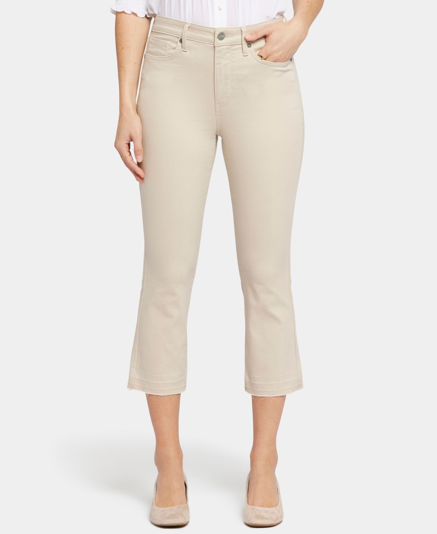 Женские джинсы NYDJ Chloe Capri, цвет: Feather — фото 1