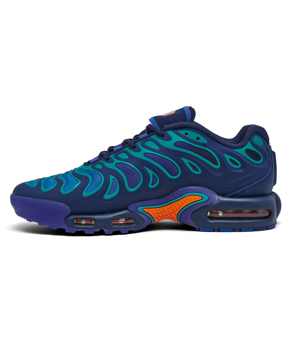 Shop Nike Men's Air Max Plus Drift Casual Sneakers From Finish Line In Blue,purple,orange