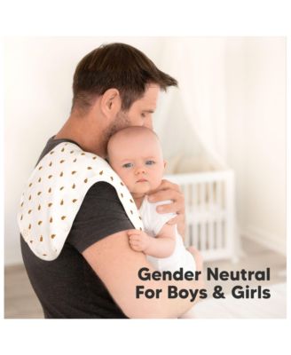 5pk Softe Muslin Burp Cloths for Baby Girls and Boys, Organic Burping Cloths for Babies, Baby Burp Clothes