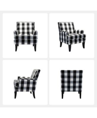 Herrera Classic Upholstered Armchair with Nail Head Trim