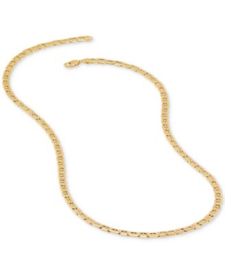 Lightweight Polished Mariner Link 24" Chain Necklace (5.5MM) in 14k Gold