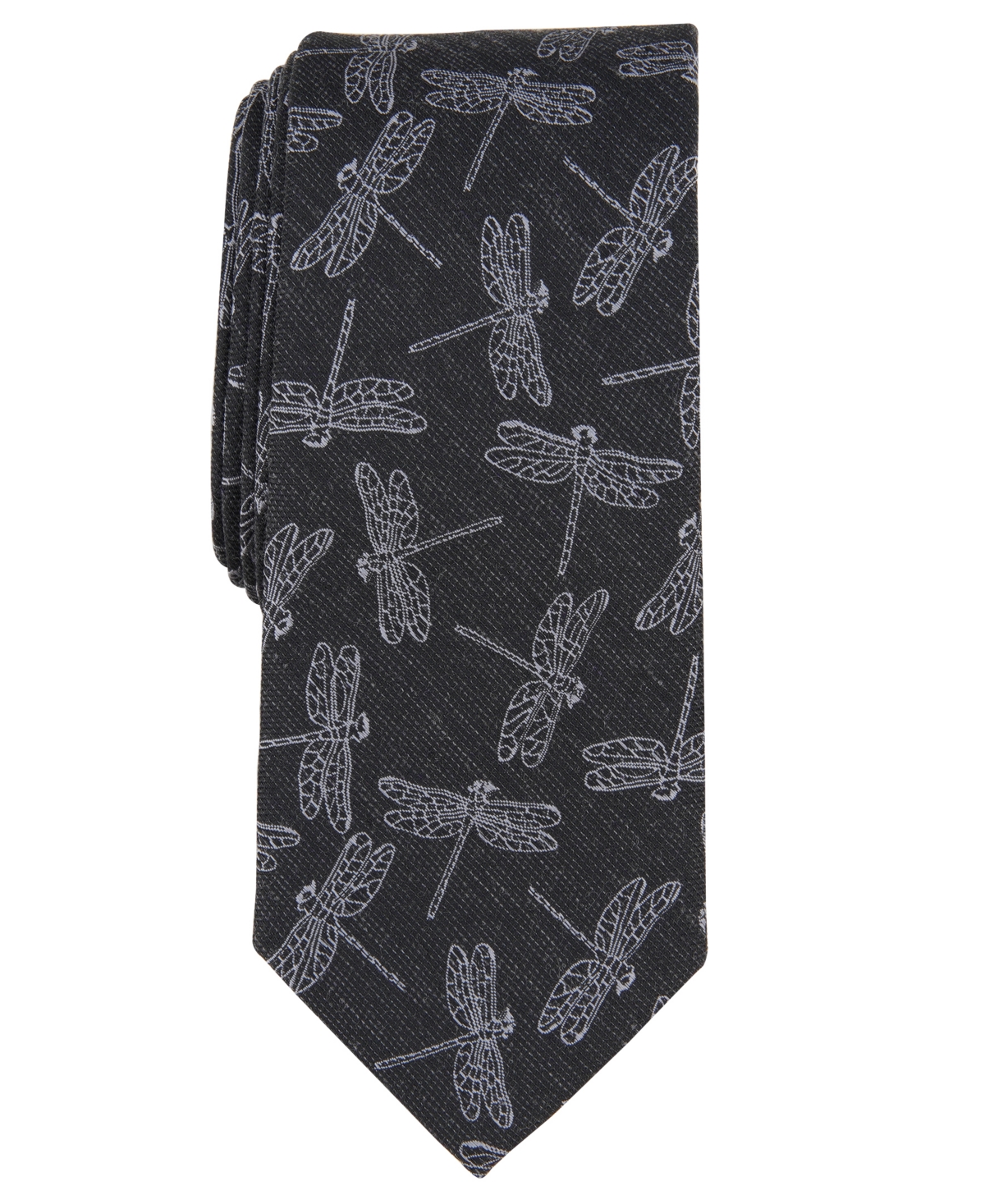 Men's Dragonfly Tie, Created for Macy's - Black