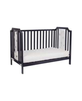 Celeste 3-in-1 Convertible Acrylic Island Crib Black