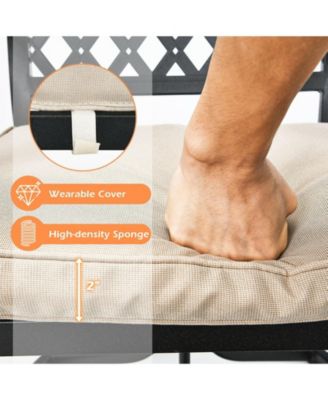 5-Piece Outdoor Patio Dining Set with Soft Cushions