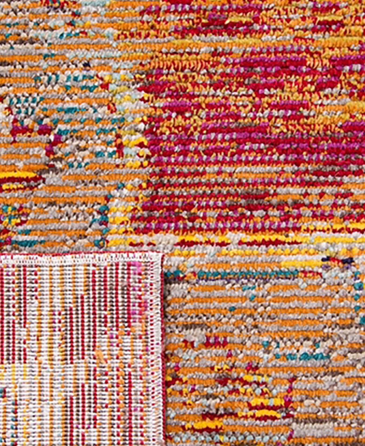 Safavieh Crystal CRS500and Light Blue Area Rug - Orange