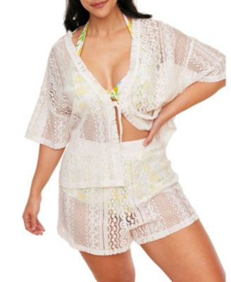 Adore Me Plus Size Nika Swimwear Two piece Swim Cover up Top Macy s