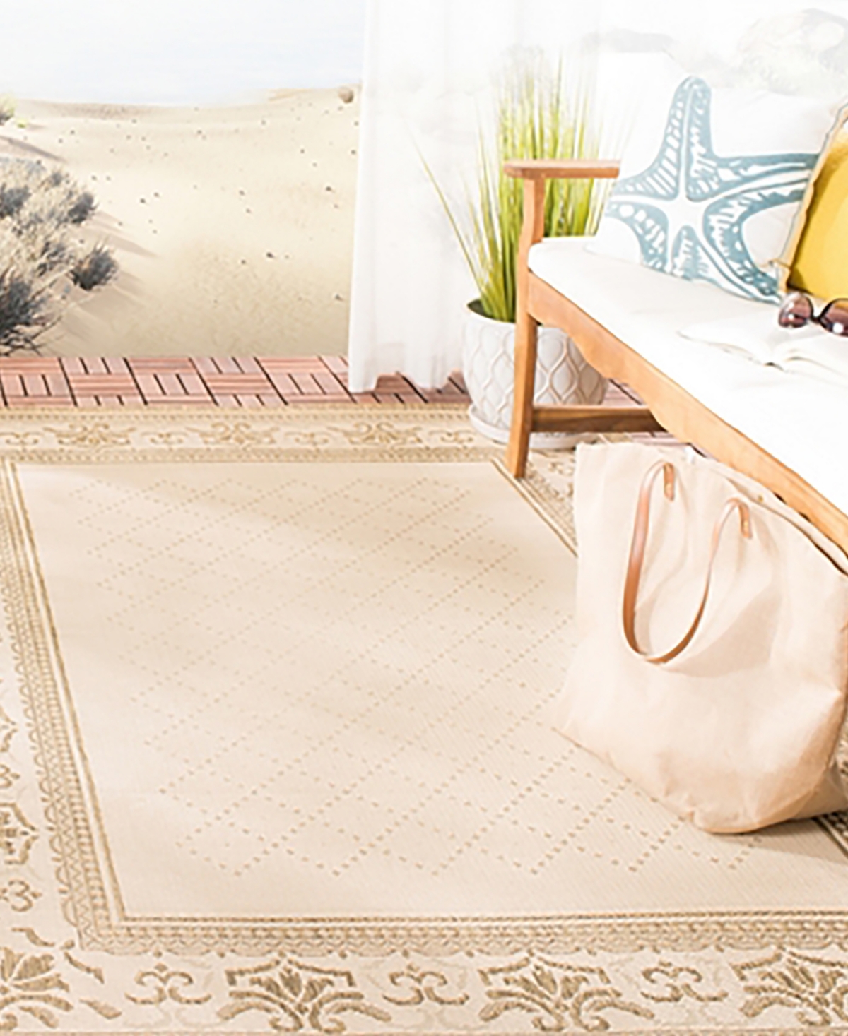 Safavieh Courtyard CY0901and Brown 5'7
