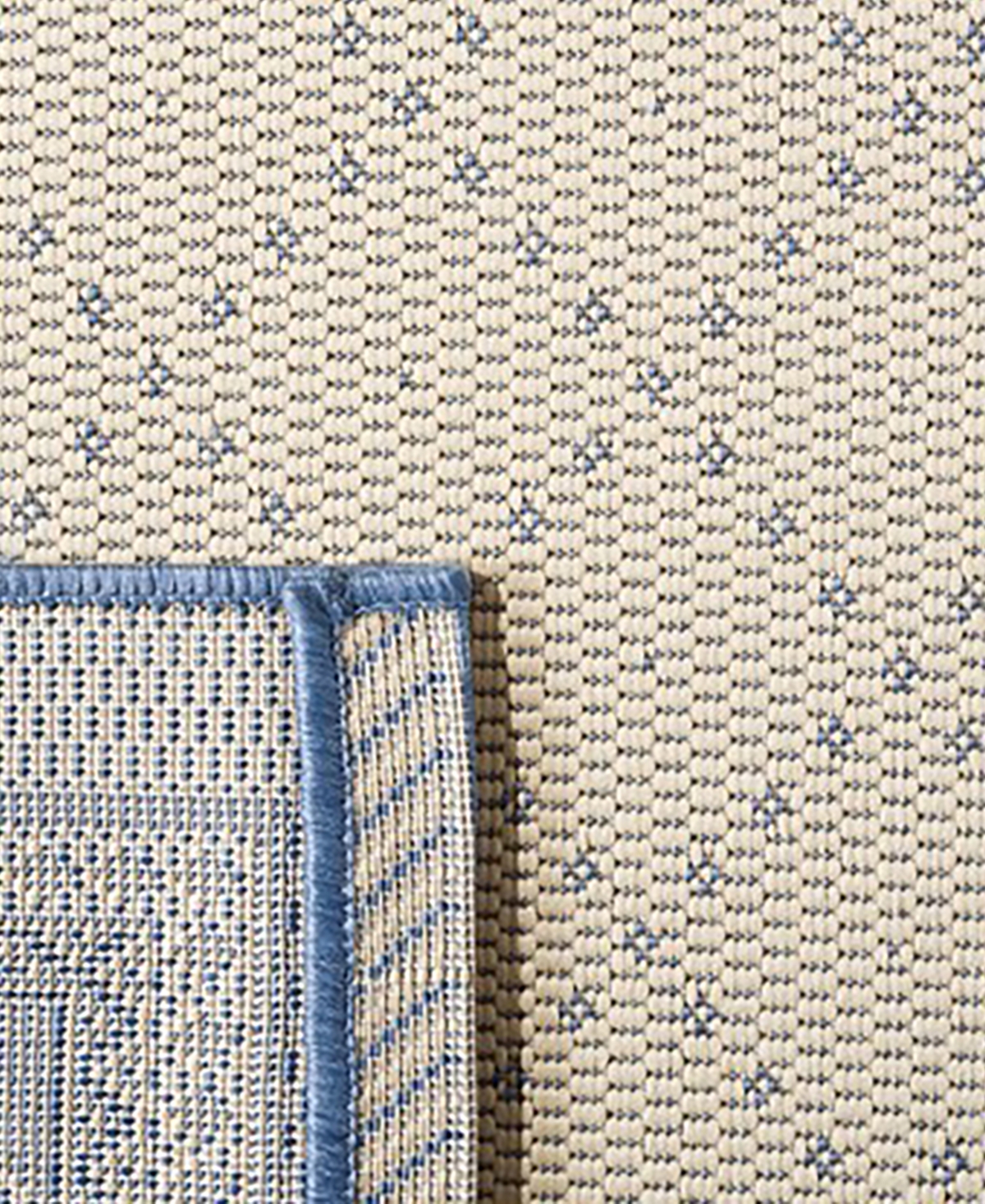 Safavieh Courtyard CY0901 Natural and Blue 8' x 11' Outdoor Area Rug