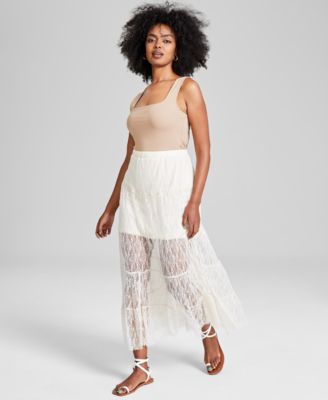 Macy's maxi skirt best sale