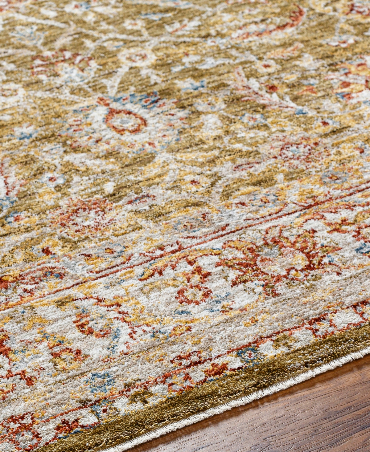 Surya Mona Lisa Mni-2306 7'10x10'3 Area Rug In Olive