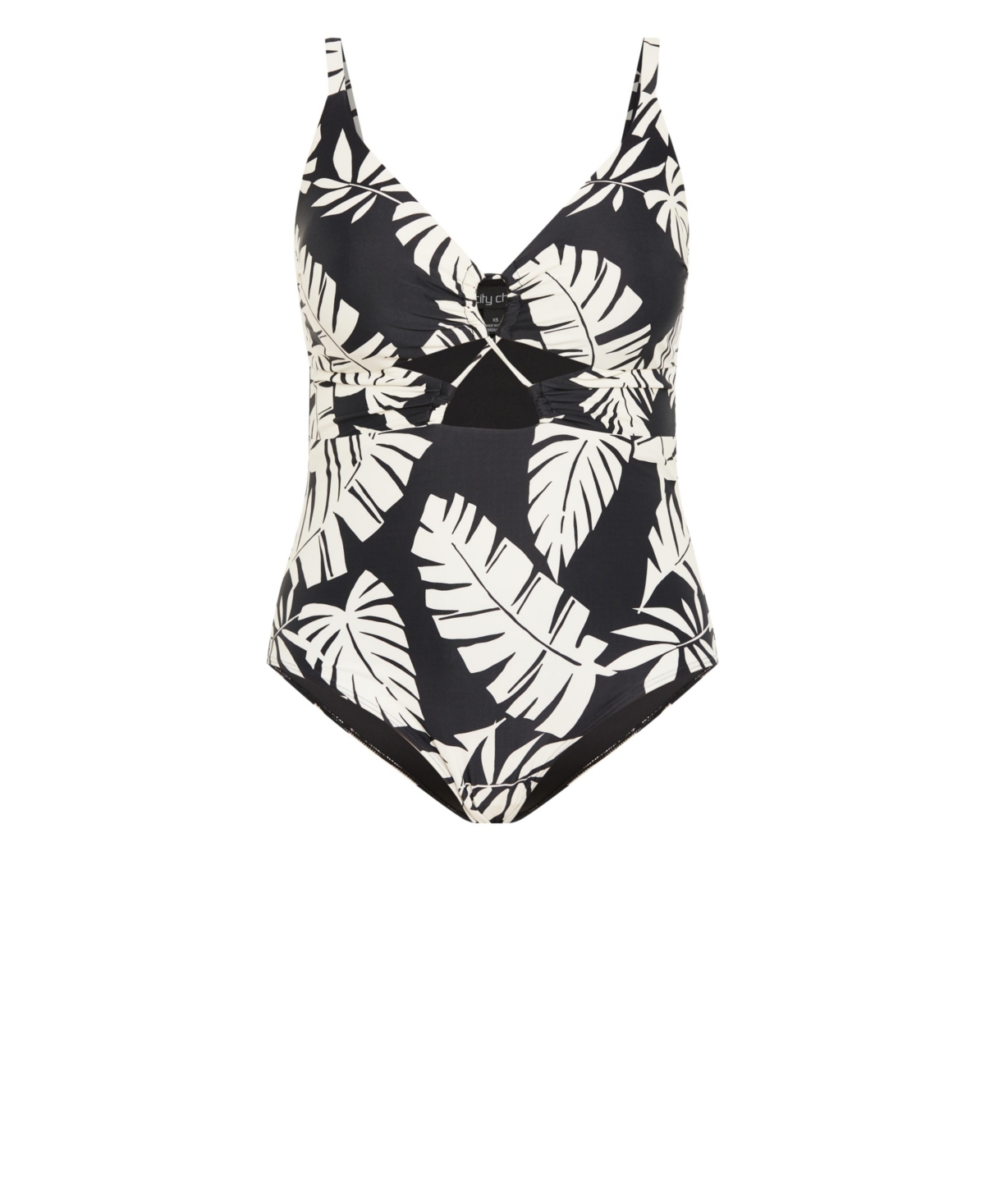 City Chic Plus Size Palma Print 1 Piece
