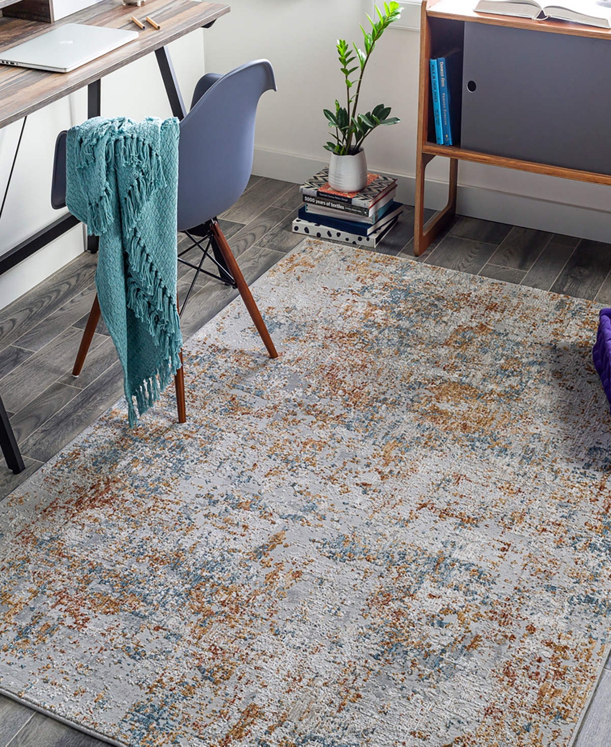Surya Carmel Crl-2314 6'7x9'6 Area Rug In Taupe