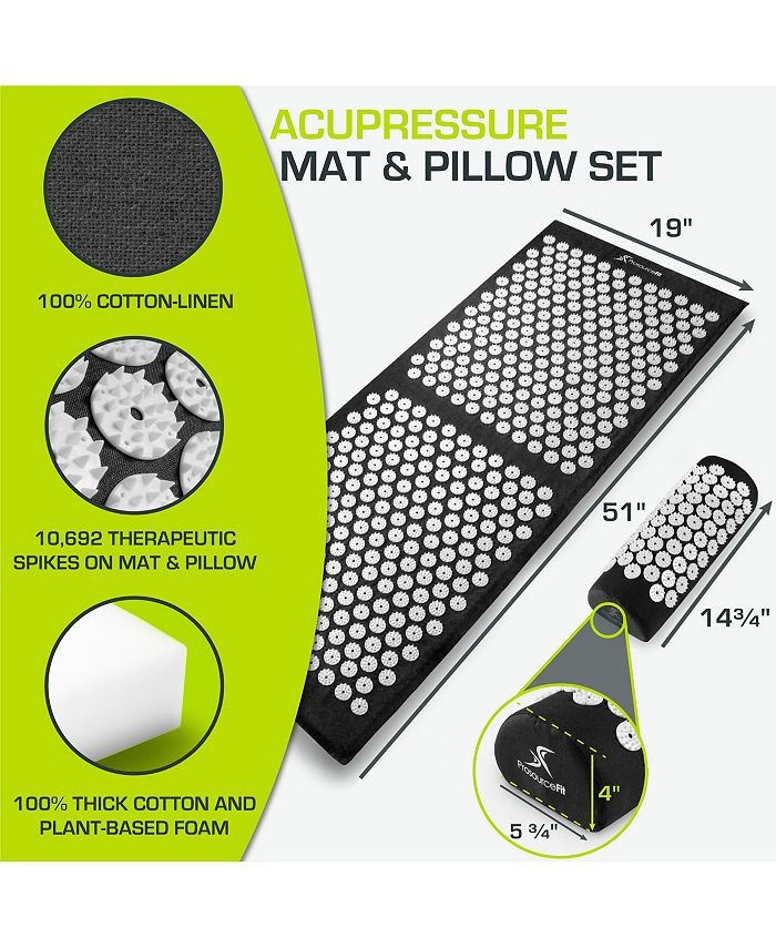 ProsourceFit Full Body Acupressure Mat and Pillow Set Macy's