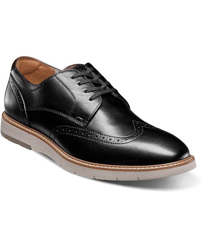 Florsheim Mens, Vibe Wingtip Oxford - Tamaño 7 - Color Cognac