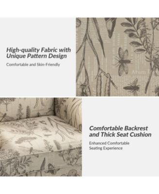 Lakeydra Farmhouse Style Armchair with Pattern Design